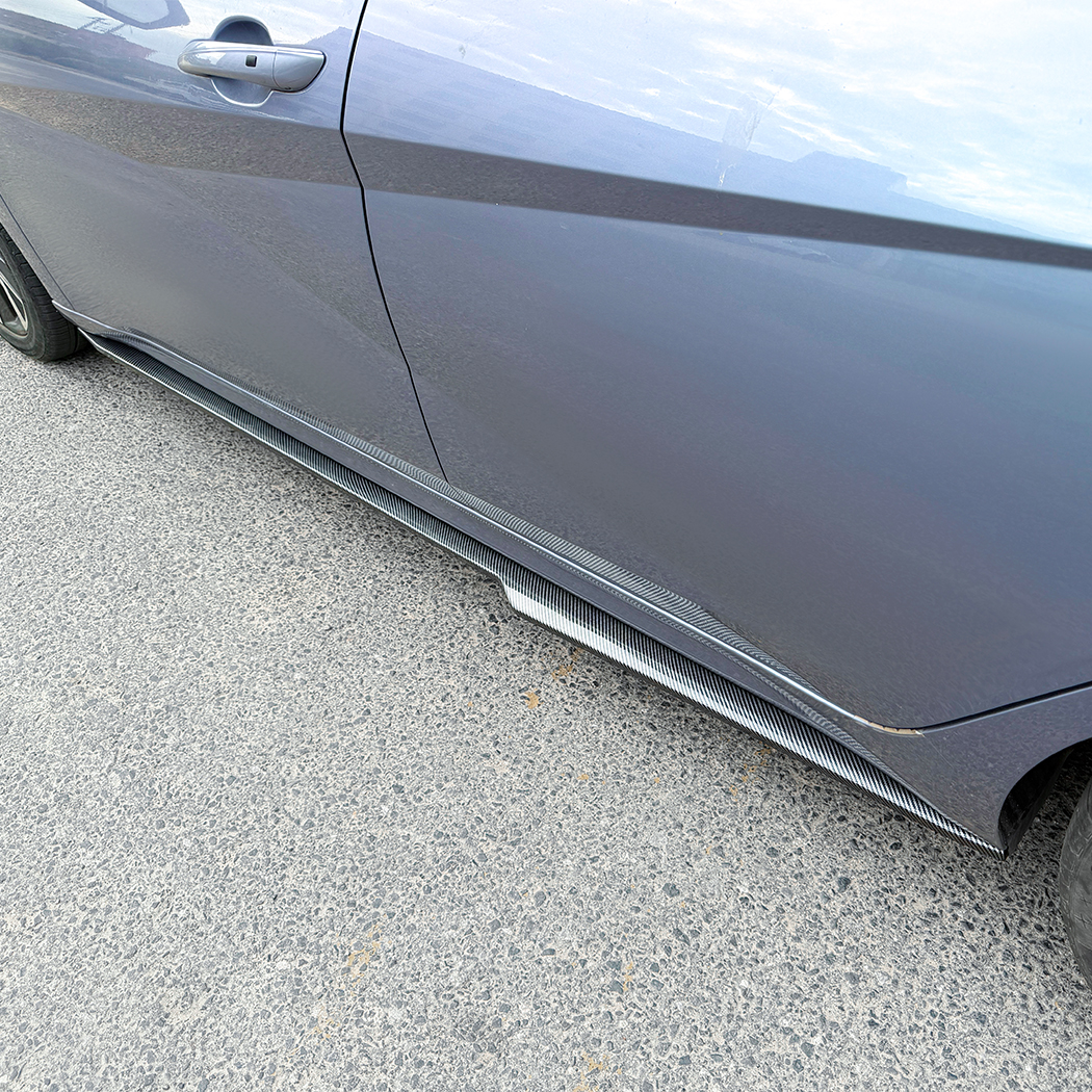 AMP-Z Side Skirt Rocker Panel Splitter Lip For Hyundai Elantra MK7 Standard 2021+