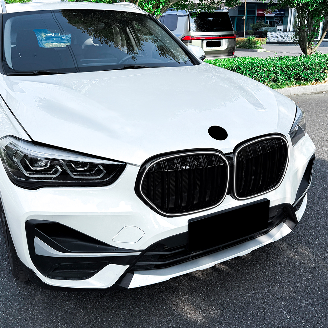 AMP-Z Front Bumper Grille Grill With Lights For BMW X1 F48 F49 LCI 2020-2022