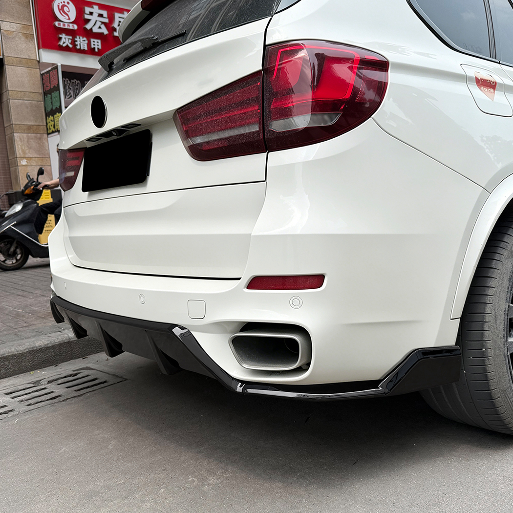 AMP-Z Rear Bumper Spoiler Lip Black For BMW X5 F15 M Sport 2014-2018