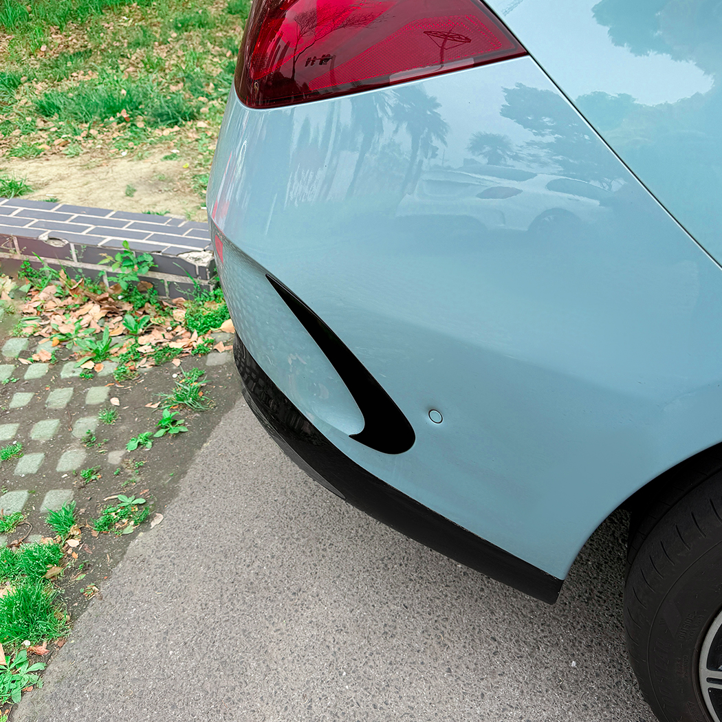 AMP-Z Rear Bumper Fins Spoiler Canards For Mercedes Benz CLA Class C174 C178 AMG Line 2026+