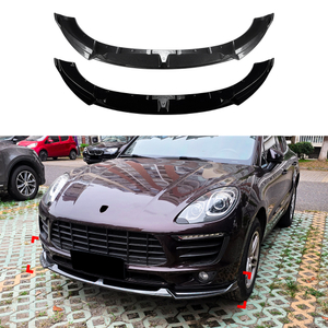 AMP-Z Front Bumper Lip Splitter For Porsche Macan MK1 Pre-facelift 2015-2017
