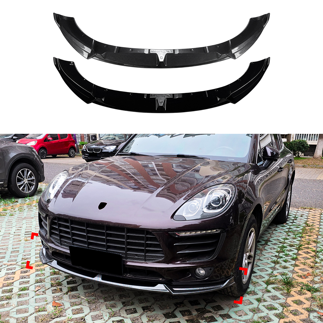 Porsche Macan MK1 G&ouml;r&uuml;n&uuml;m değişikliği &ouml;ncesi 2015-2017 i&ccedil;in AMP-Z &Ouml;n &Ouml;N TAMPON Ayırıcı