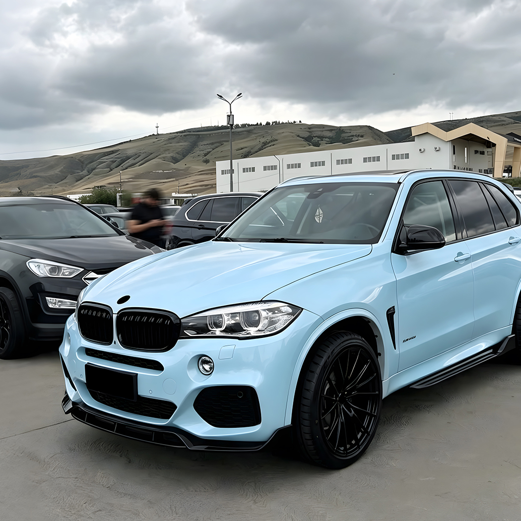 AMP-Z Front Bumper Lip Splitter For BMW X5 F15 M Sport 2014-2018