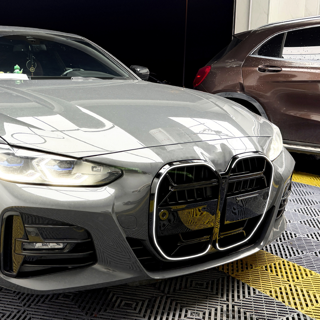 AMP-Z Front Bumper Grille Grill With Lights For BMW 4 Series G22 G23 2020+
