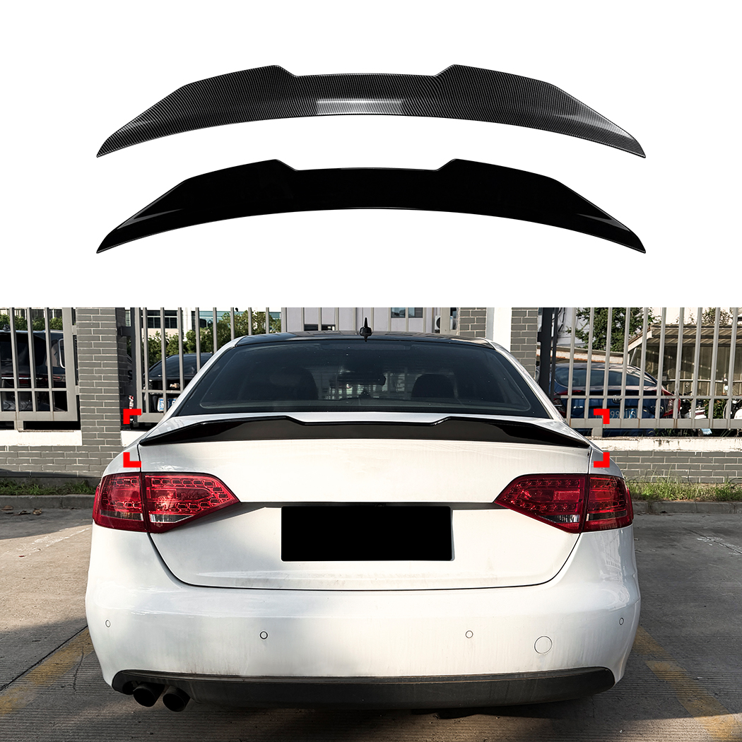 AMP-Z Rear Wing Spoiler For Audi A4 B8 Pre-facelift 2009-2012