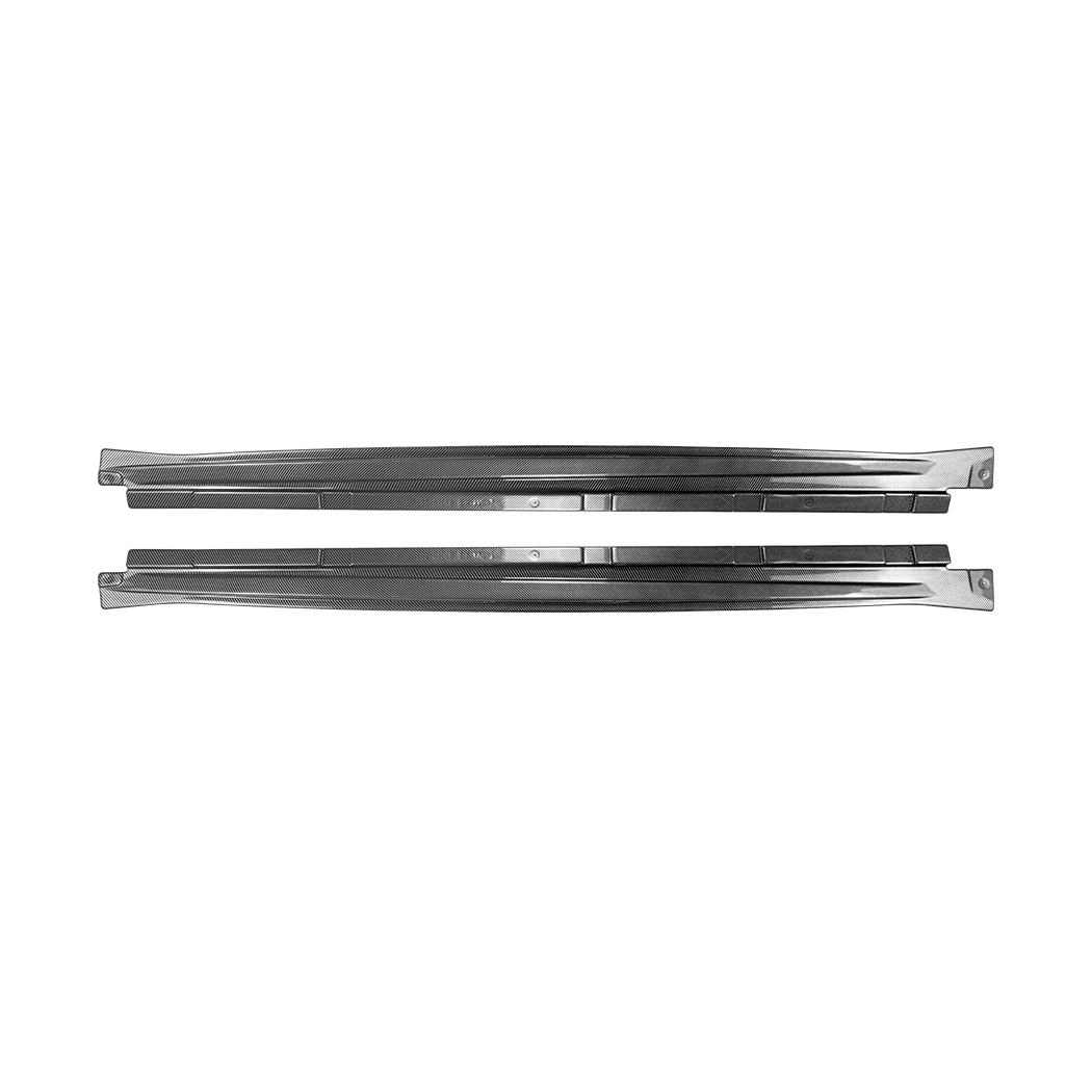 AMP-Z Side Skirt Rocker Panel Splitter Lip For VW Volkswagen Tiguan MK2 Rline 2017-2023