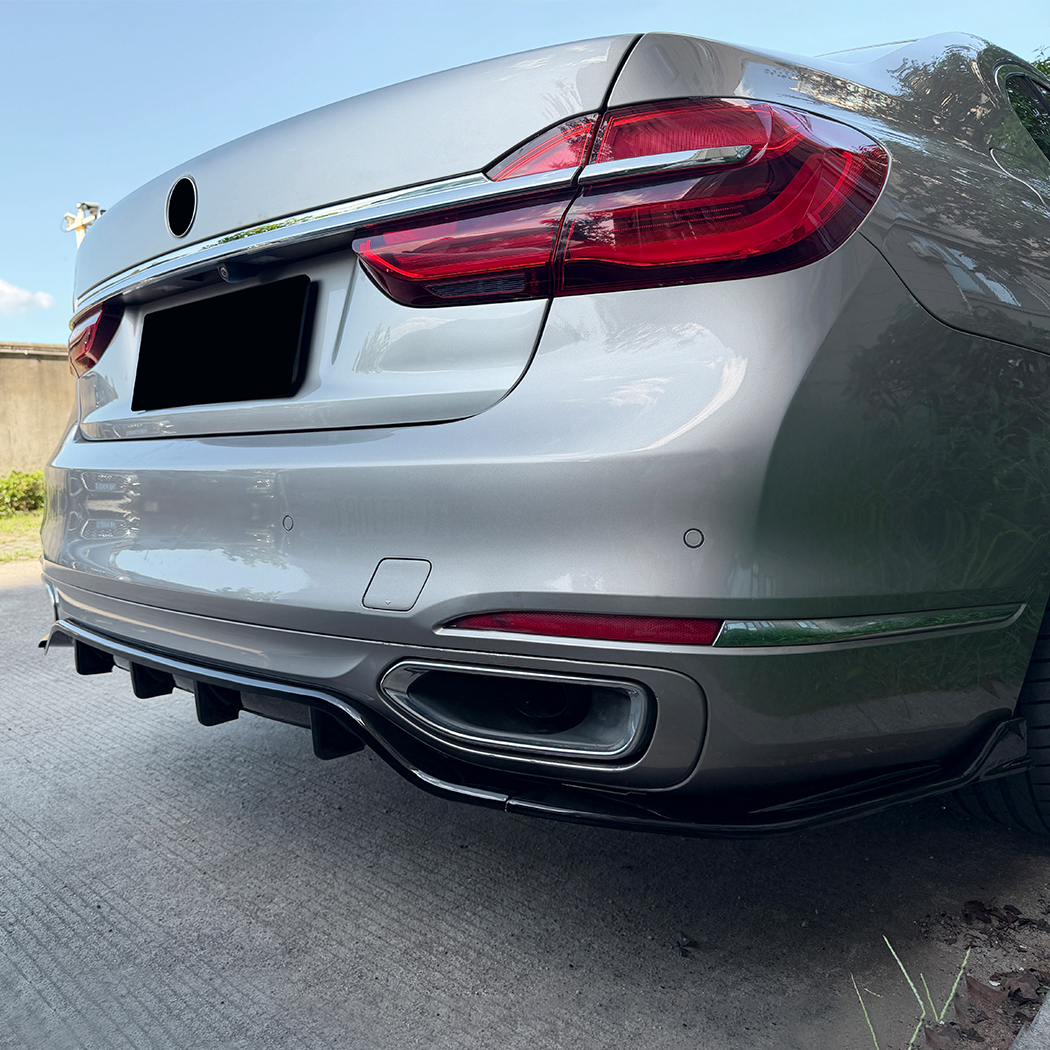 AMP-Z Rear Bumper Spoiler Lip For BMW 7 Series G11 G12 Pre-facelift Standard 2015-2018