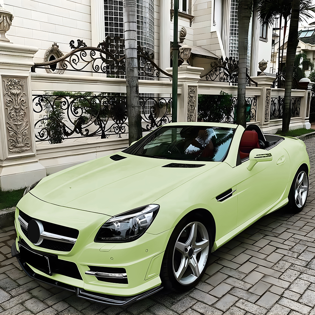 AMP-Z Front Bumper Lip Splitter For Mercedes Benz SLK R172 Pre-Facelift 2011-2015