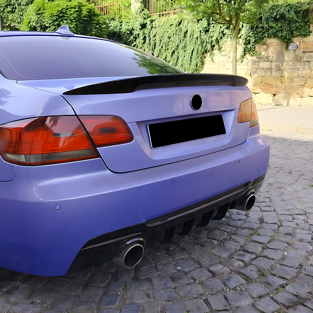 AMP-Z Rear Bumper Spoiler Lip For BMW 3 Series Coupe E92 E93 M Sport 2006-2013