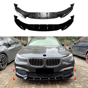 AMP-Z Front Bumper Lip Splitter For BMW 7 Series G11 G12 Pre-Facelift M Sport 2016-2018