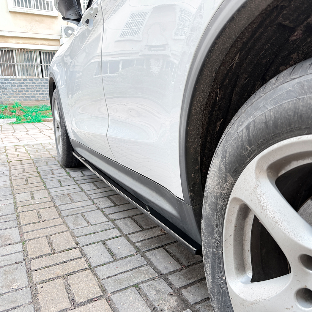 AMP-Z Side Skirt Rocker Panel Splitter Lip For Alfa Romeo Stelvio 2017+