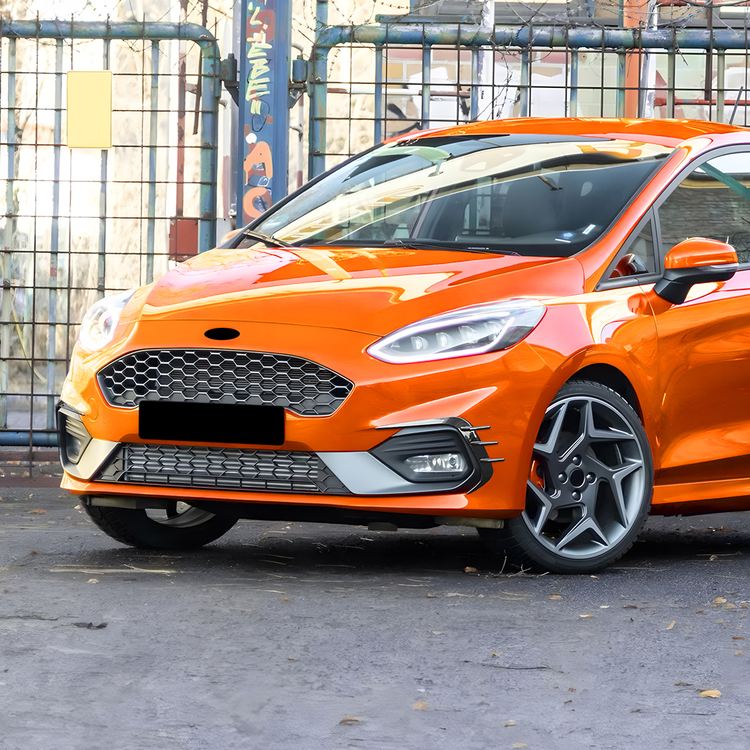 AMP-Z Front Bumper Fins Spoiler Canards For Ford Fiesta MK8 ST-Line 2017-2020