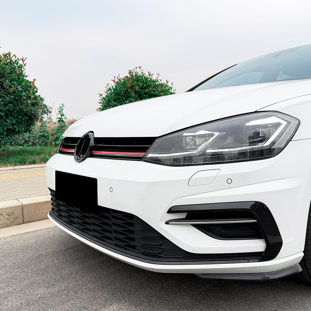AMP-Z Front Bumper Grille Grill For VW Volkswagen Golf MK7.5 R 2017-2019