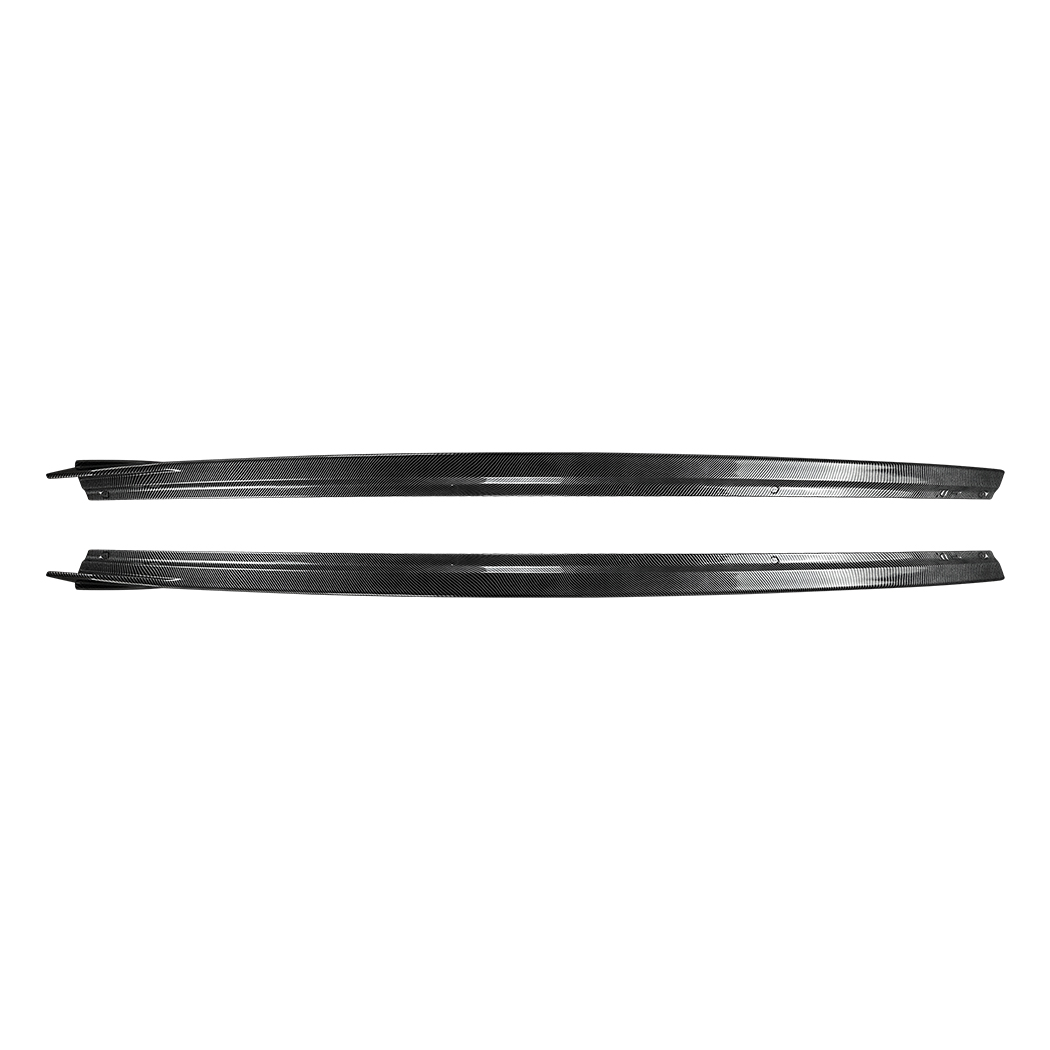 AMP-Z Side Skirt Rocker Panel Splitter Lip For Mercedes Benz S Class W223 Pre-facelift AMG Line