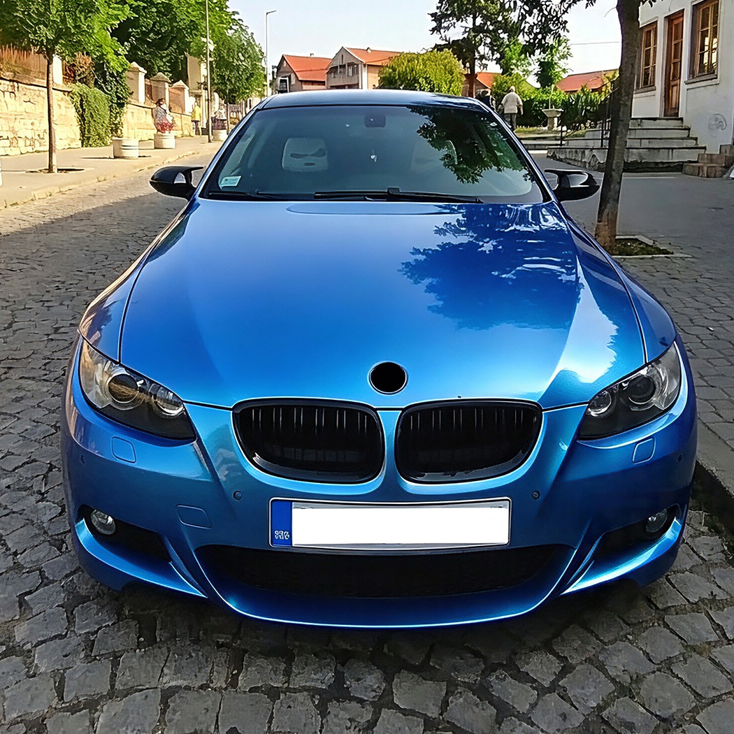 AMP-Z Wing Mirror Cover For BMW 1 Series E81 Pre-facelift 2006-2009/E82 E88 Pre-facelift 2007-2009/E87 Pre-facelift 2004-2007/E90 E91 Pre-facelift 2005-2008/E92 E93 Pre-facelift 2006-2009