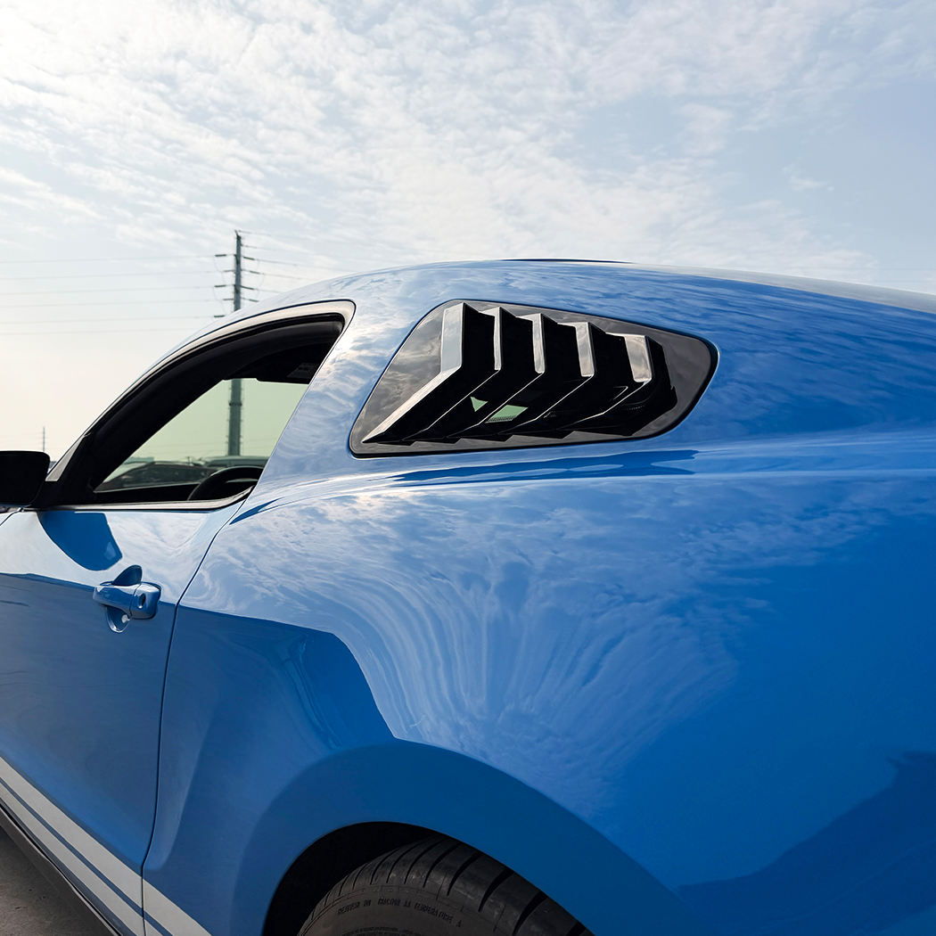 AMP-Z Window Louvers For Ford Mustang MK5 2005-2014