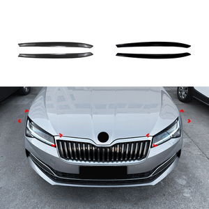 AMP-Z Headlight Eyebrows Eyelids Sticker For Skoda Superb B8.5 2019-2022