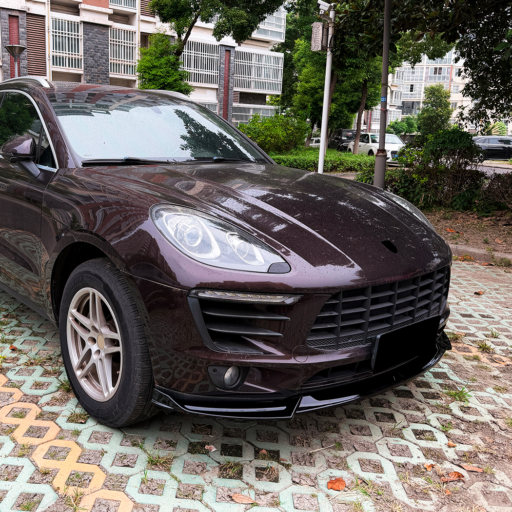 Porsche Macan MK1 G&ouml;r&uuml;n&uuml;m değişikliği &ouml;ncesi 2015-2017 i&ccedil;in AMP-Z &Ouml;n &Ouml;N TAMPON Ayırıcı