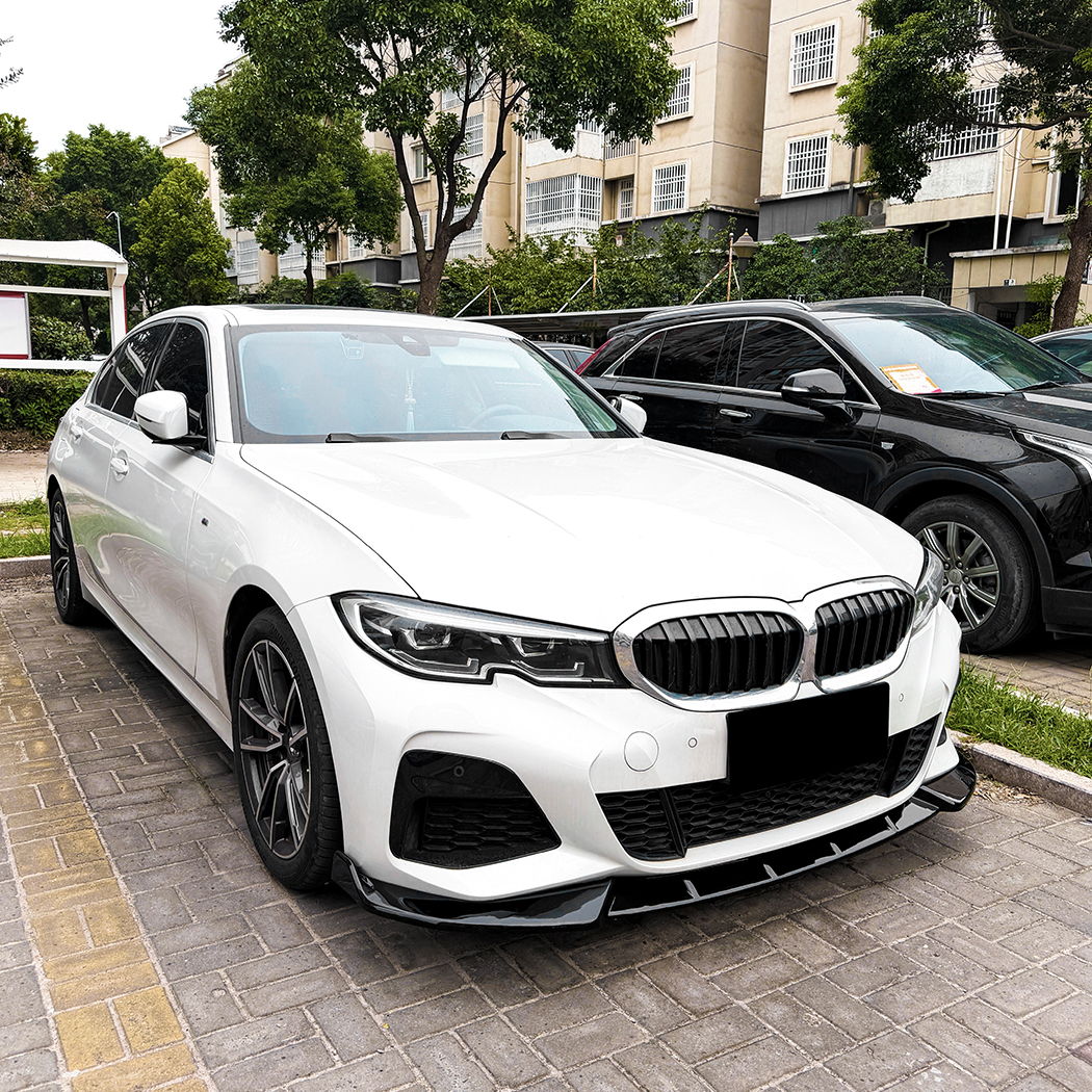 AMP-Z Front Bumper Lip Splitter For BMW 3 Series G20 G21 Pre-facelift M Sport 2019-2022