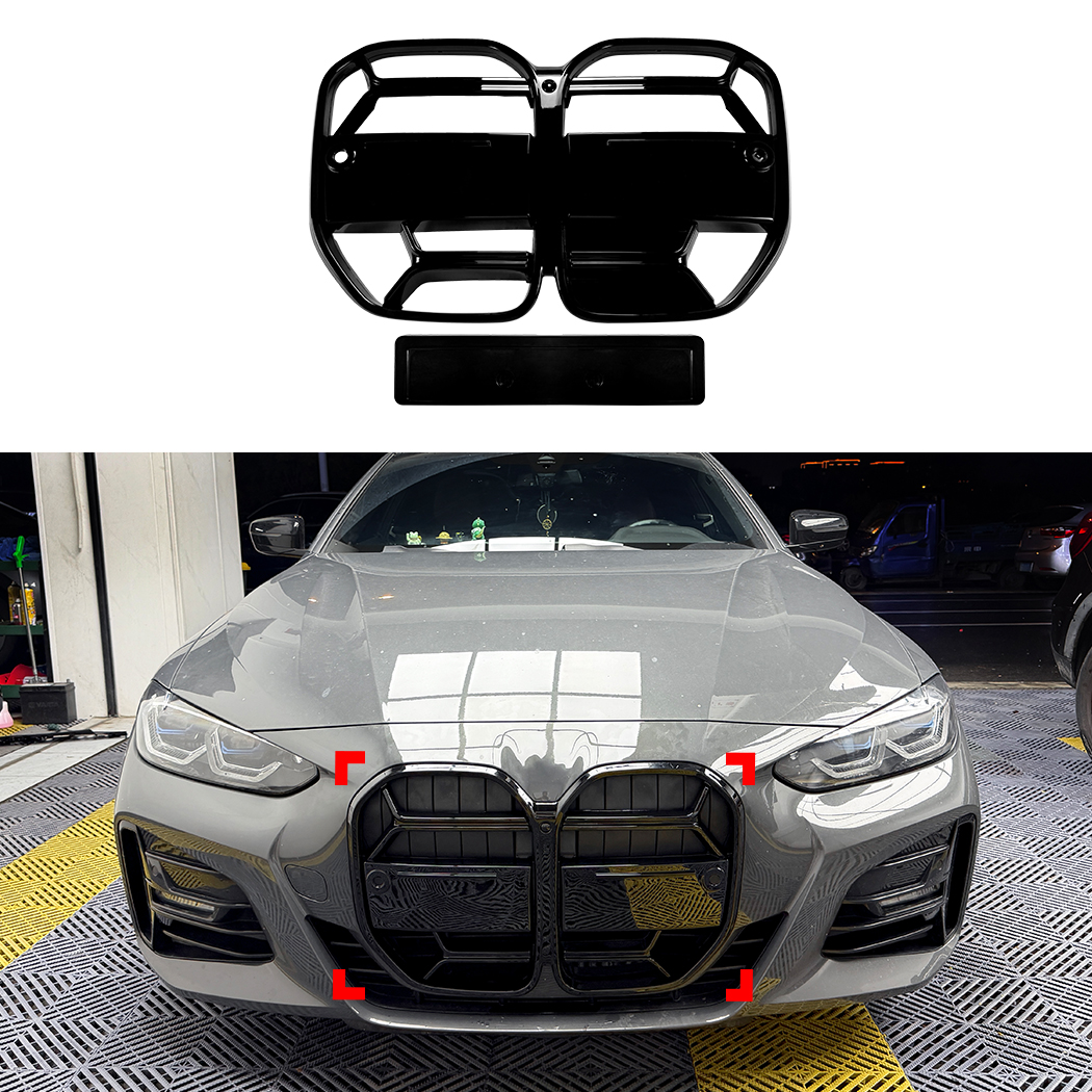AMP-Z Front Bumper Grille Grill For BMW 4 Series G22 G23 2020+