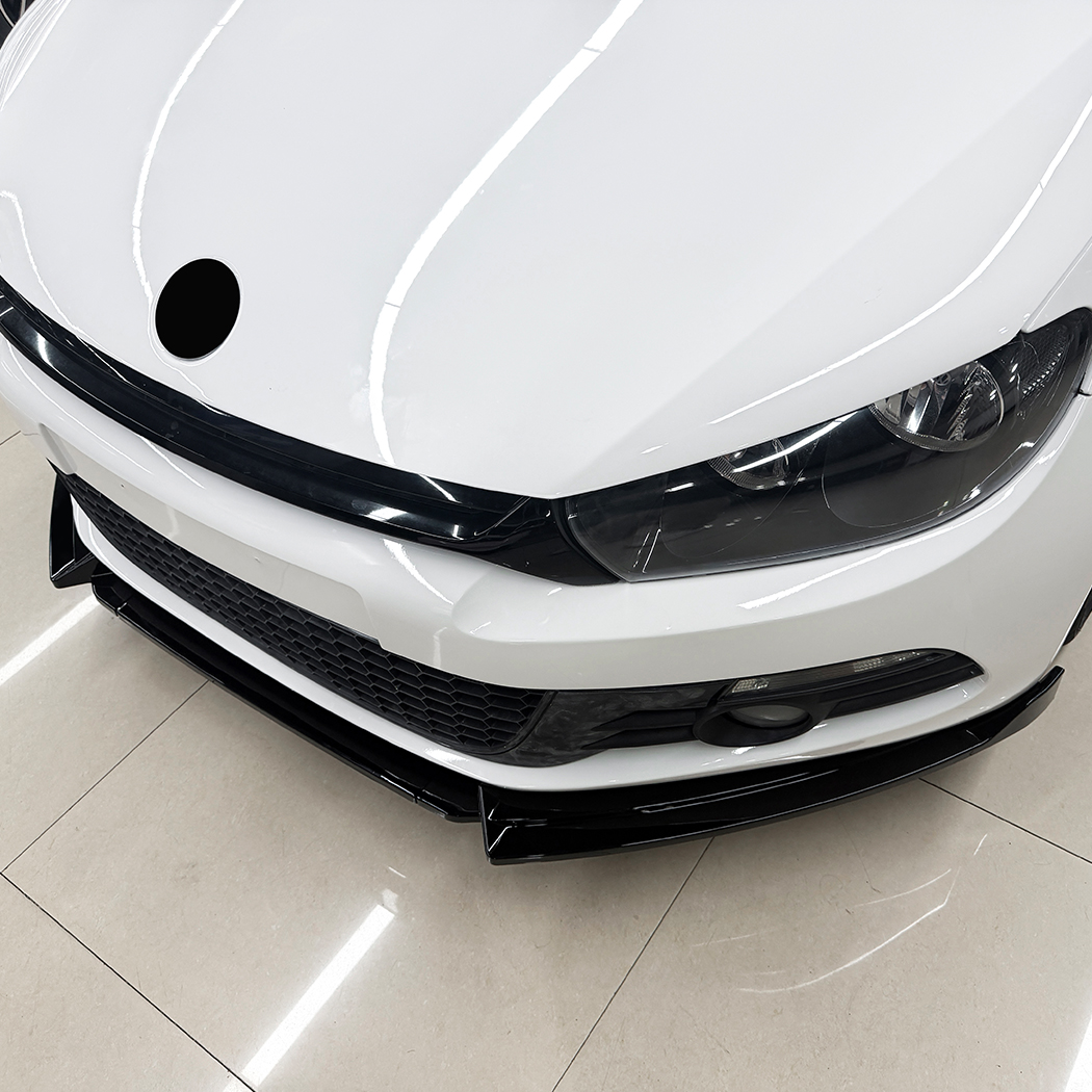 AMP-Z Front Bumper Lip Splitter For VW Volkswagen Scirocco MK3 Pre-facelift Standard 2008-2014