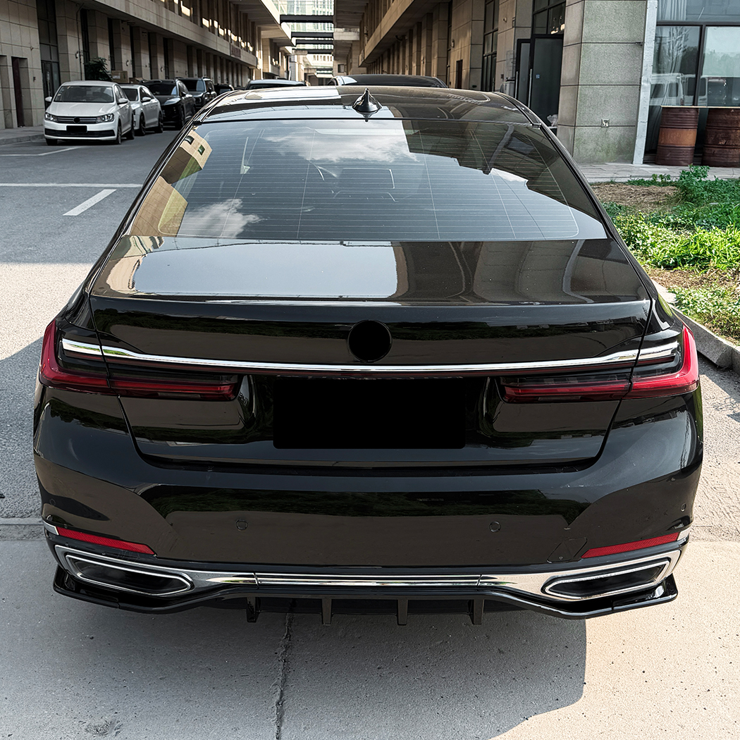 AMP-Z Rear Bumper Spoiler Lip For BMW 7 Series G11 G12 Facelift Standard 2019-2022