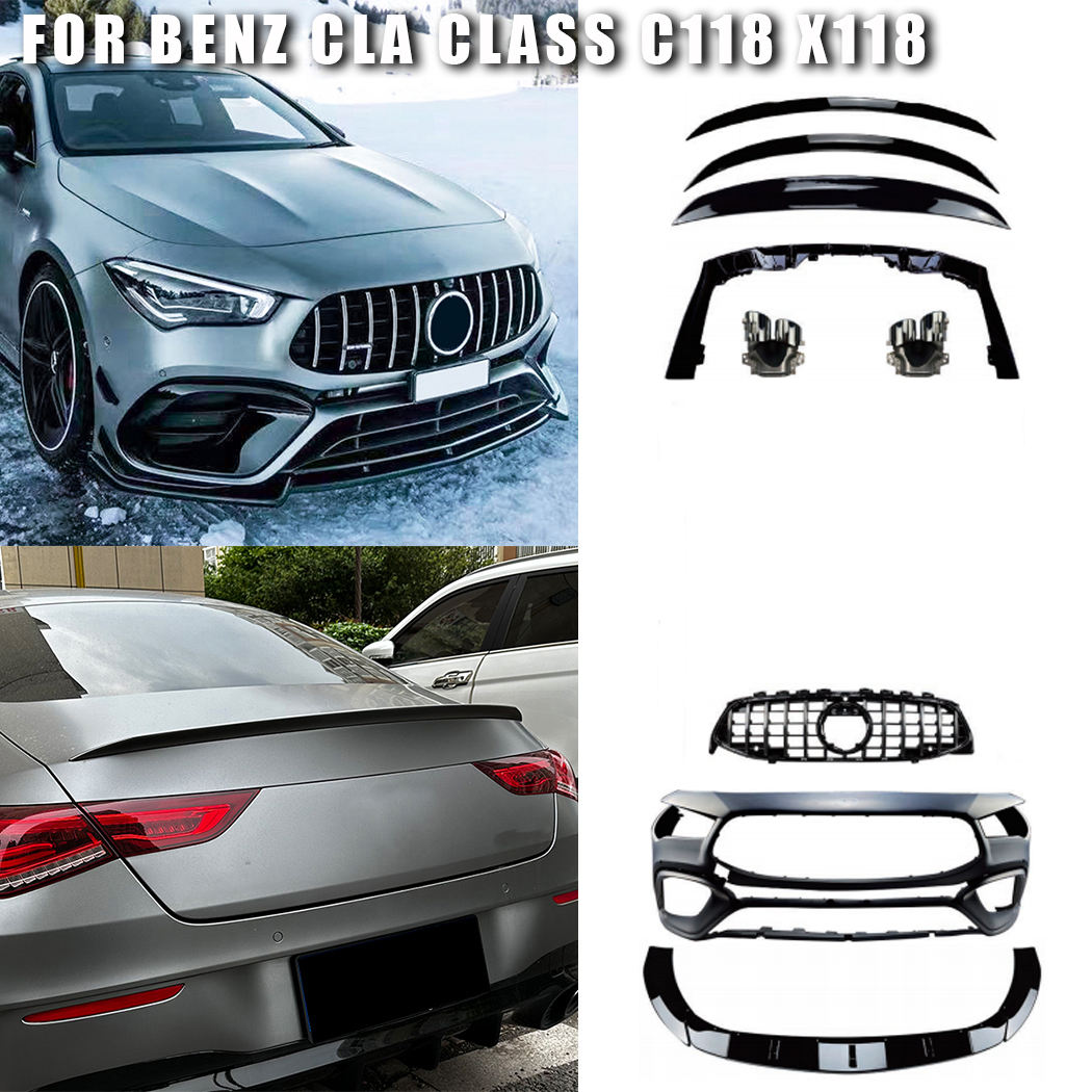 AMP-Z Full Body Kit Set For Mercedes Benz CLA Class C118 X118