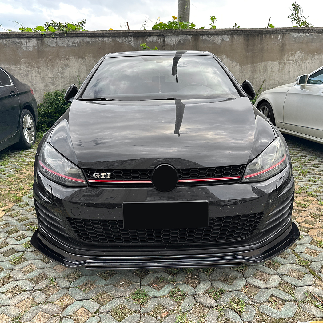 AMP-Z Front Bumper Lip Splitter For VW Volkswagen Golf MK7 GTI 2013-2016