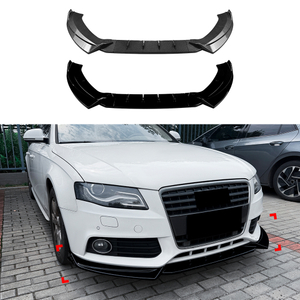 AMP-Z Front Bumper Lip Splitter For Audi A4 B8 Standard 2009-2012