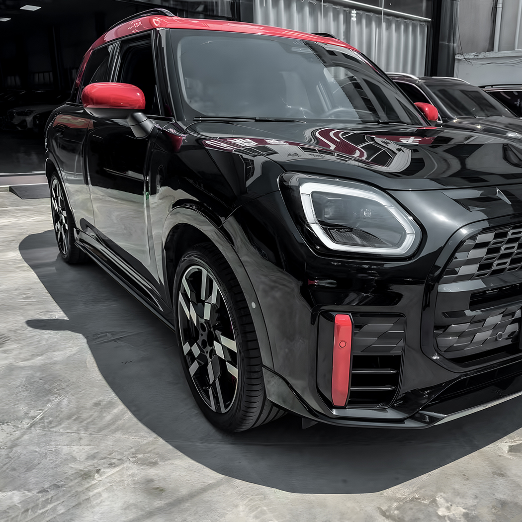 AMP-Z Side Skirt Rocker Panel Splitter Lip For BMW Mini Countryman U25 2024+