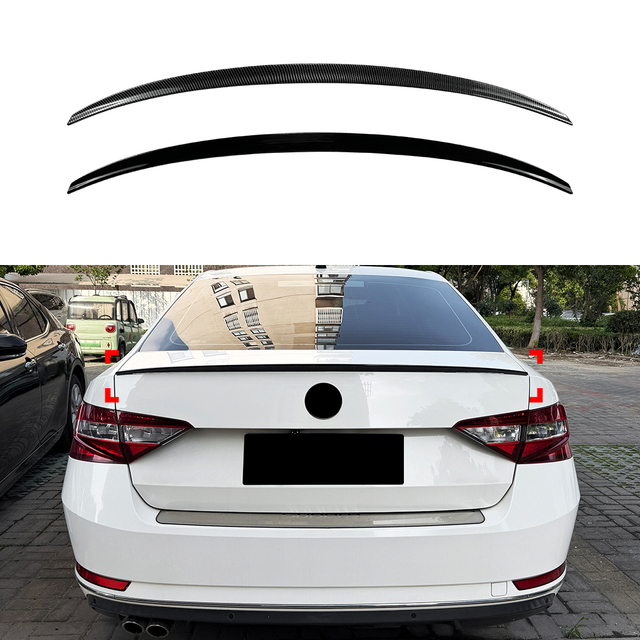 AMP-Z Rear Wing Spoiler For Skoda Superb B8 2015-2022