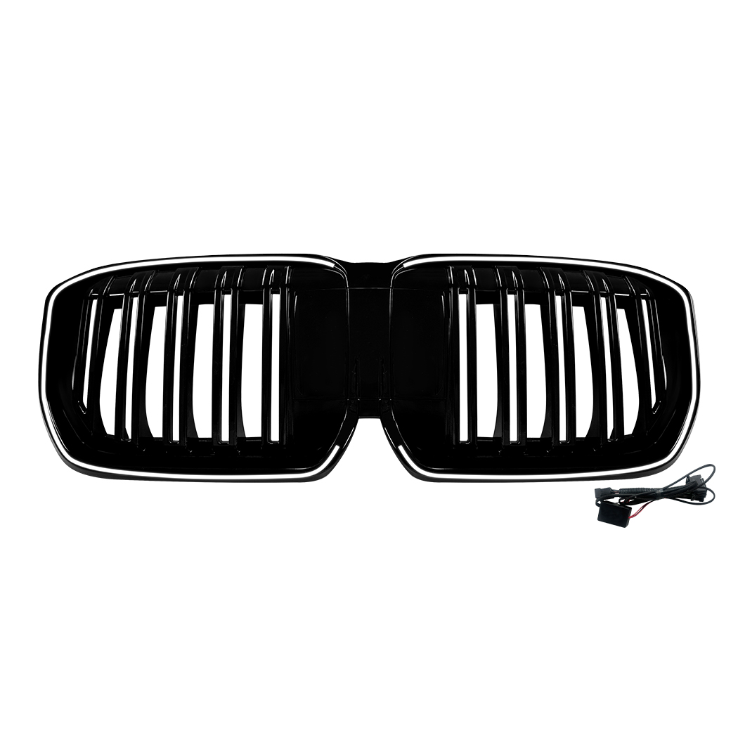 AMP-Z Front Bumper Grille Grill With Lights For BMW X1 iX1 U11 2023+