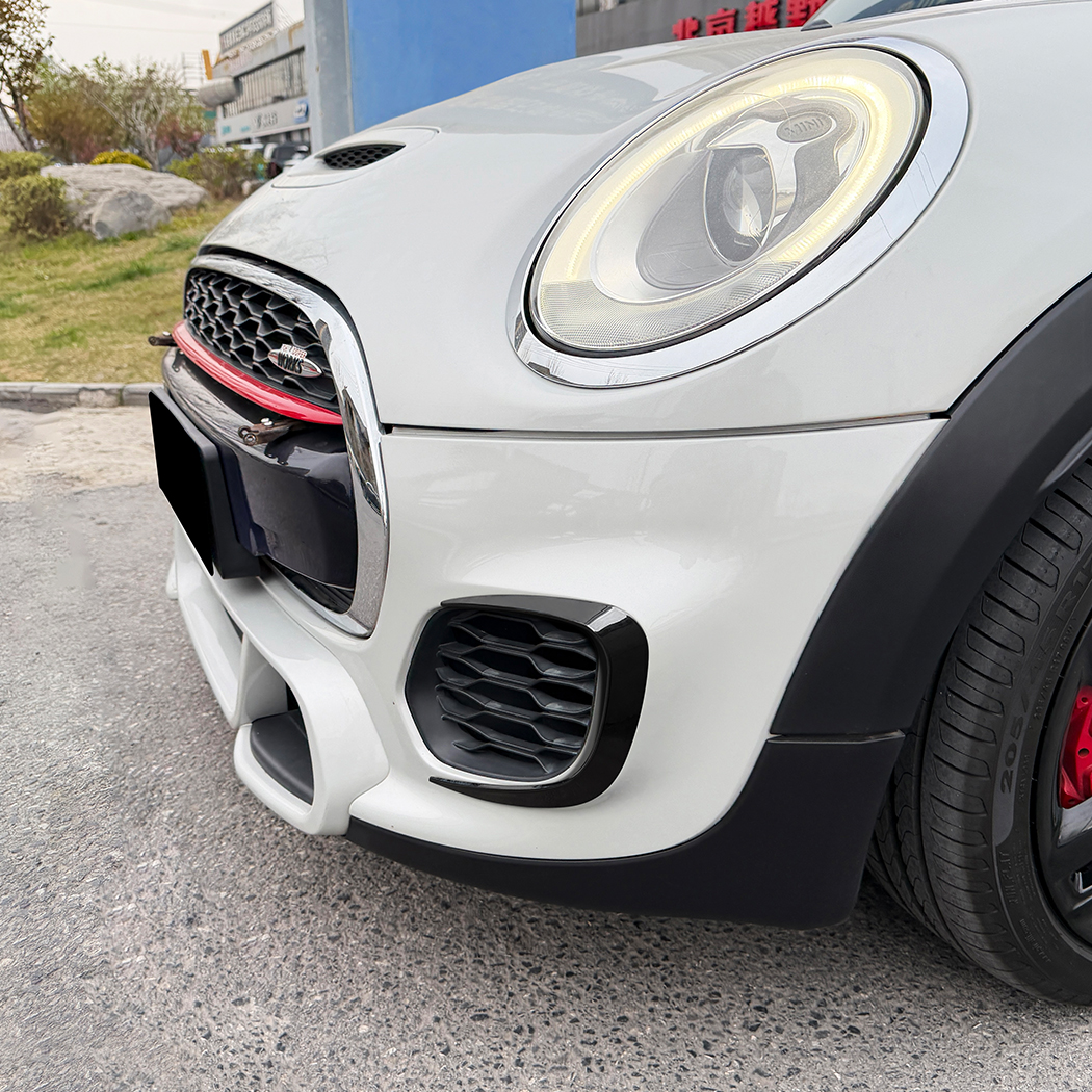 AMP-Z Front Bumper Fins Spoiler Canards For BMW Mini Cooper JCW F55 F56 F57 Pre-facelift 2014-2021