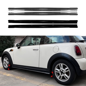 AMP-Z Side Skirt Rocker Panel Splitter Lip For BMW Mini Cooper R56 R57 2006-2013