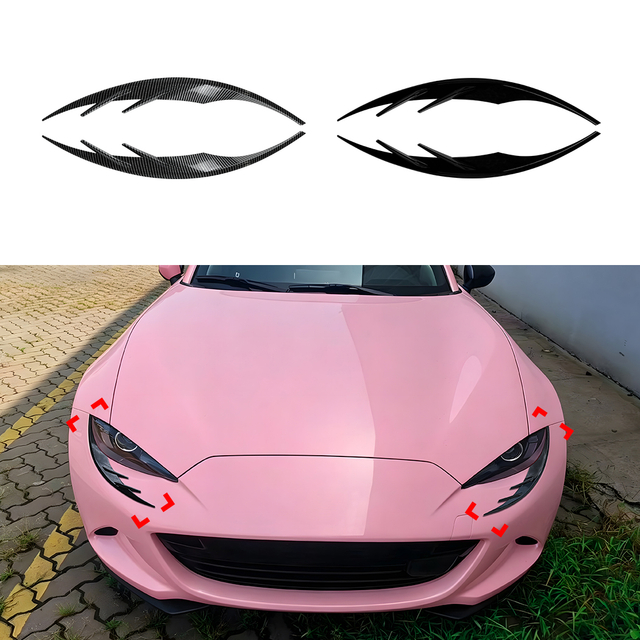 AMP-Z Front Bumper Fins Spoiler Canards For Mazda MX-5 Miata ND 2016+