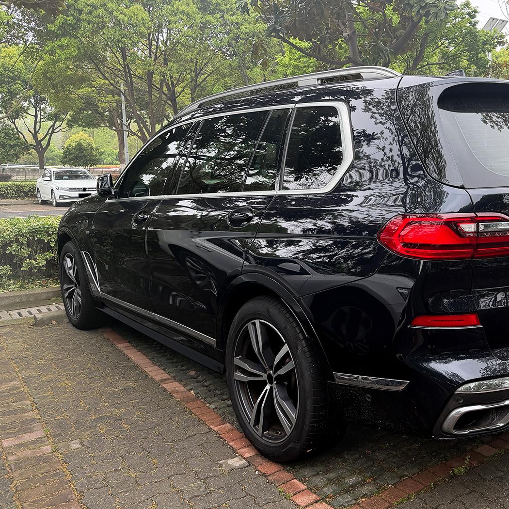 AMP-Z Side Skirt Rocker Panel Splitter Lip For BMW X7 G07 M Sport 2019+