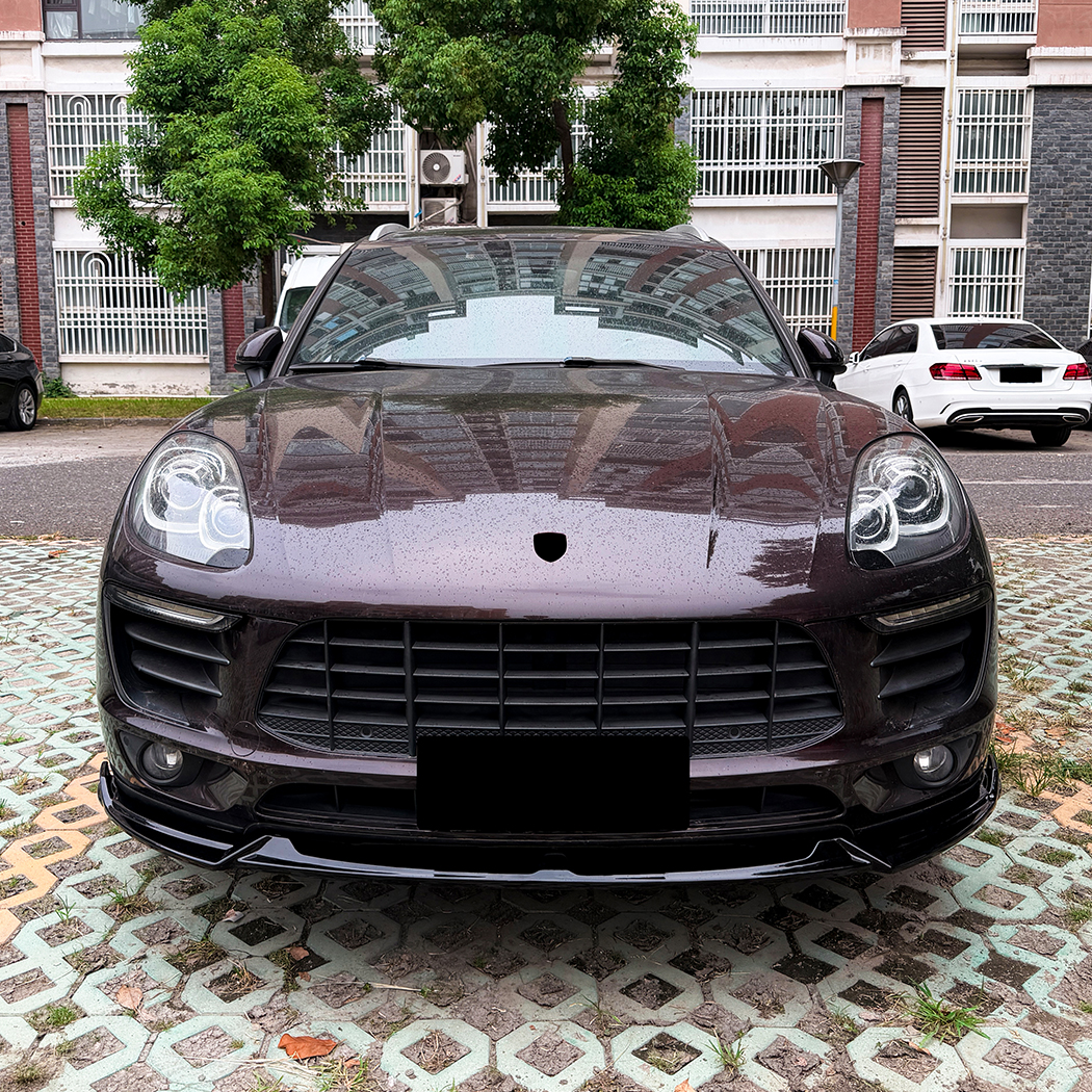 Porsche Macan MK1 G&ouml;r&uuml;n&uuml;m değişikliği &ouml;ncesi 2015-2017 i&ccedil;in AMP-Z &Ouml;n &Ouml;N TAMPON Ayırıcı