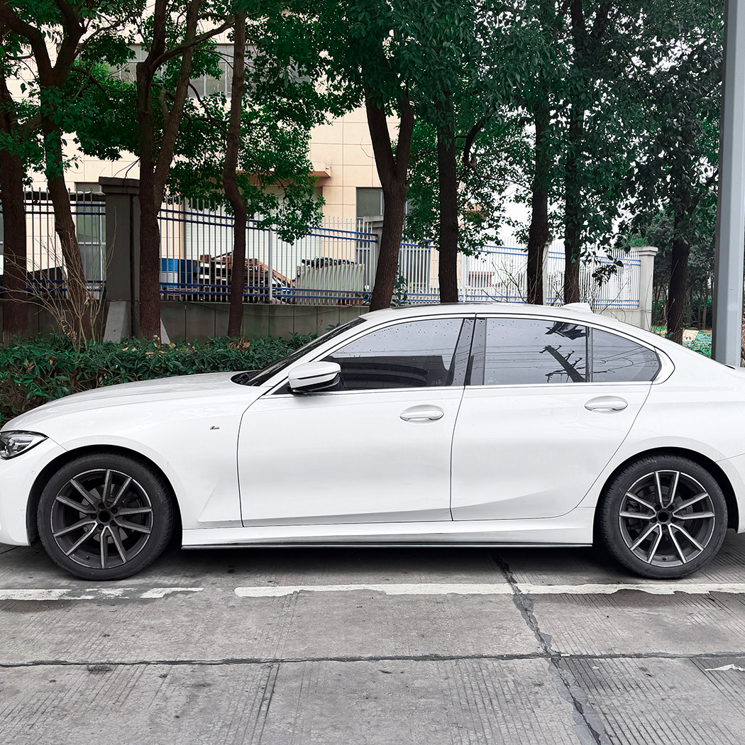 AMP-Z Side Skirt Rocker Panel Splitter Lip For BMW 3 Series G20 G21 M Sport 2019+
