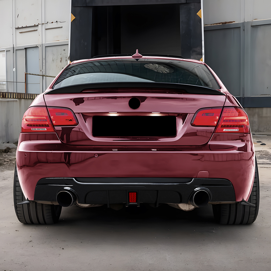 AMP-Z Rear Bumper Spoiler Lip For BMW 3 Series Coupe E92 E93 M Sport 2006-2013