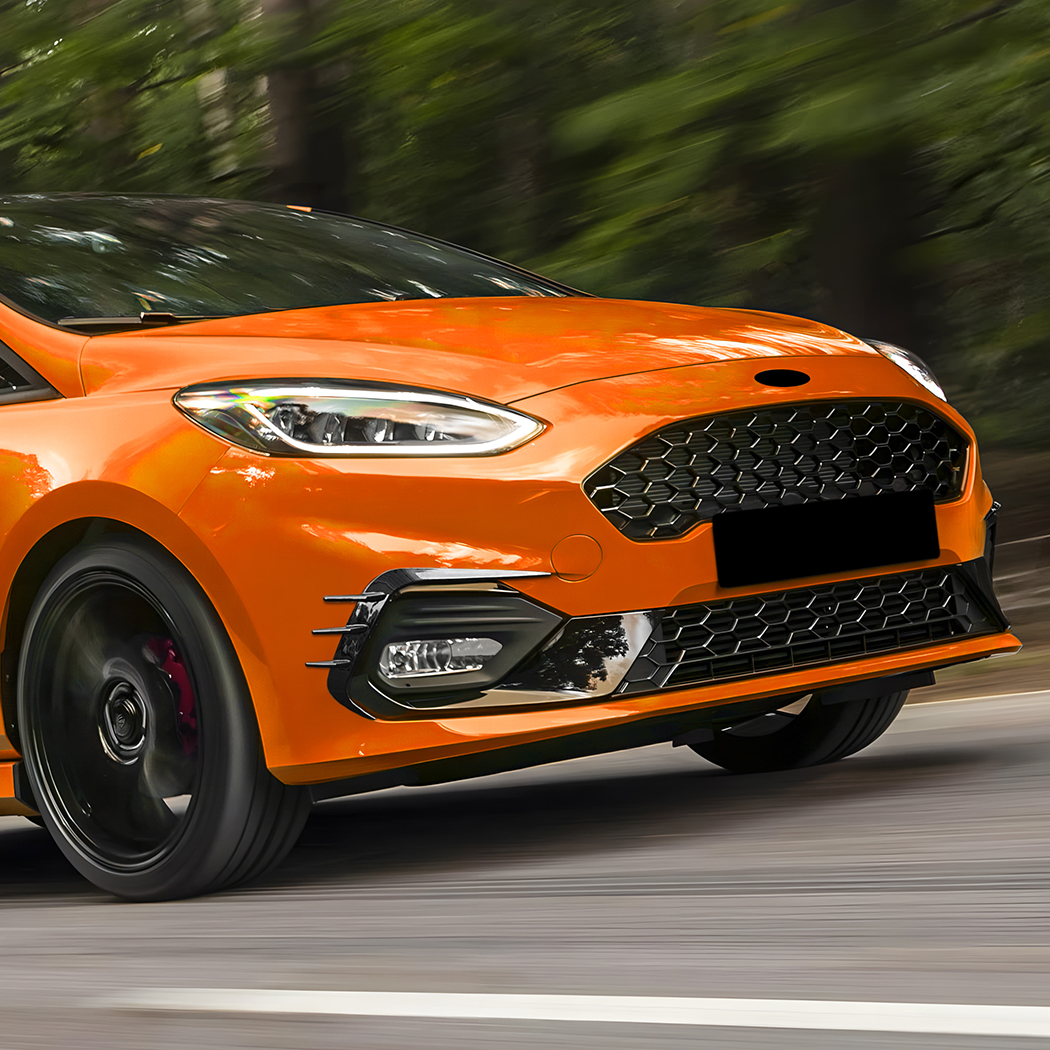 AMP-Z Front Bumper Fins Spoiler Canards For Ford Fiesta MK8 ST-Line 2017-2020