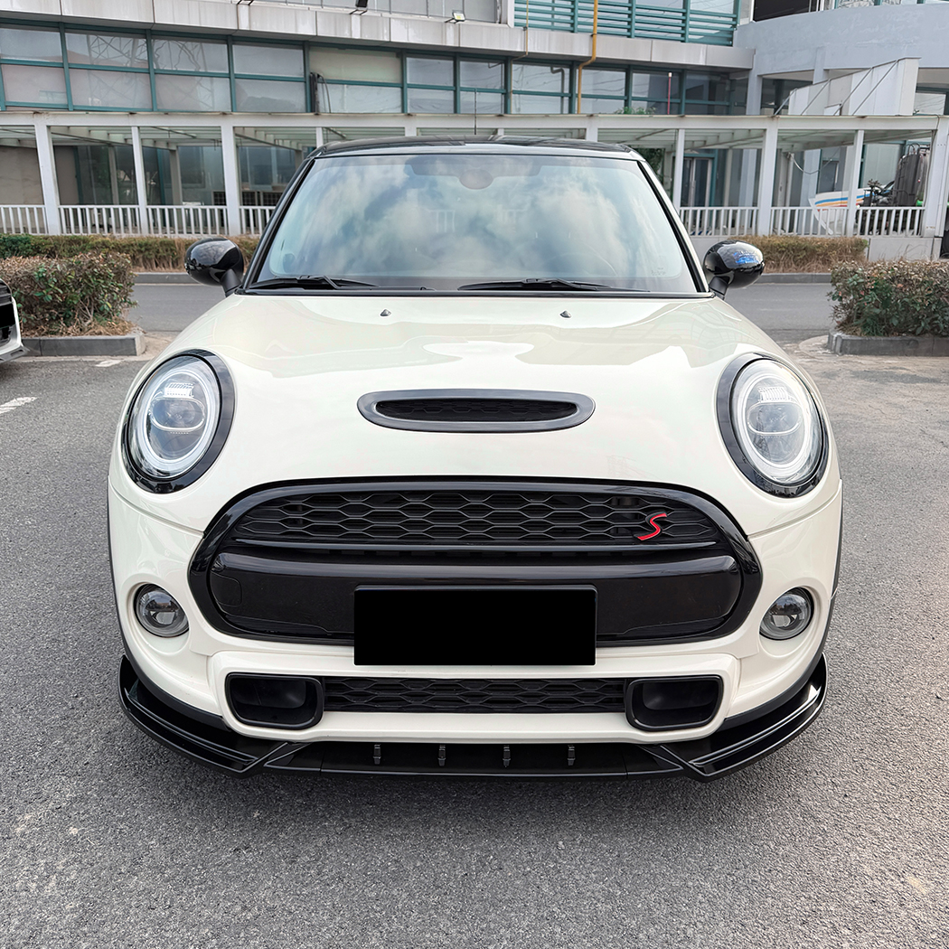 AMP-Z Front Bumper Lip Splitter For BMW Mini Cooper S JCW F55 F56 F57 Pre-facelift 2014-2021
