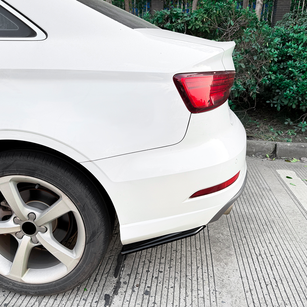 AMP-Z Rear Side Splitter Sticker For Audi A3 S3 8Y Sline Sedan 2021+