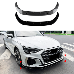 AMP-Z Front Bumper Lip Splitter For Audi A3 8Y Pre-facelift Sline