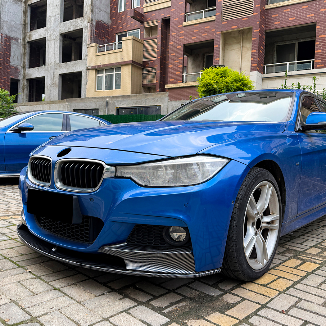 AMP-Z Front Bumper Lip Splitter For BMW 3 Series F30 F31