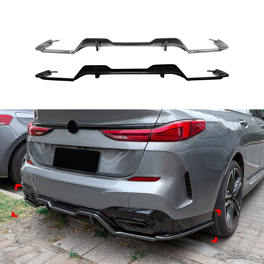 AMP-Z Rear Bumper Spoiler Lip For BMW 2 Series F44 M Sport 2020-2024