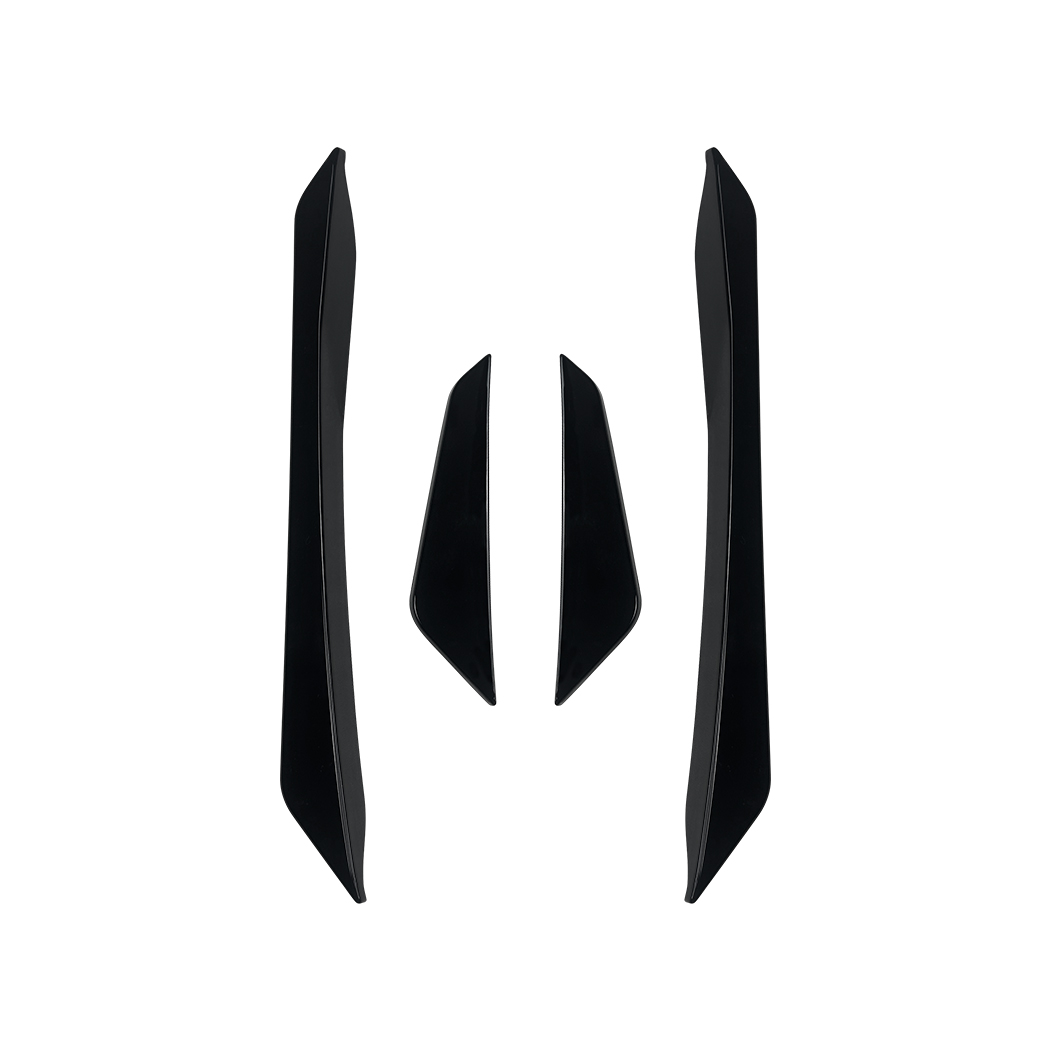 AMP-Z Front Bumper Fins Side Spoiler Canards For BMW 2 Series F44 M Sport 2020-2024