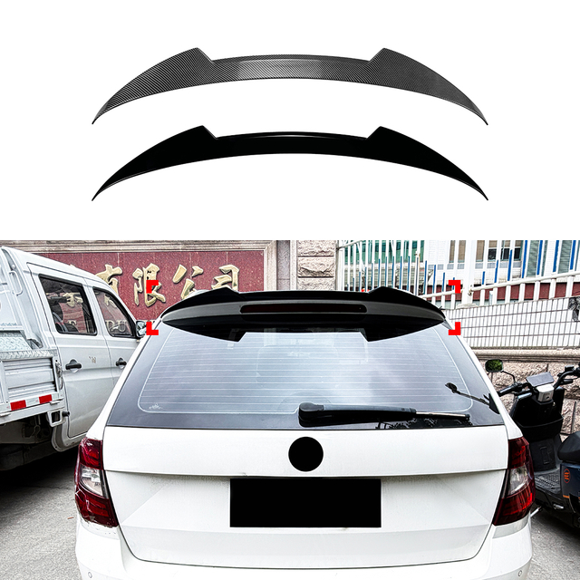 AMP-Z Rear Roof Wing Spoiler For Skoda Octavia MK3 Touring 2015-2020