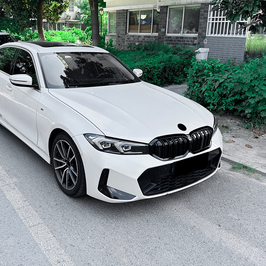 AMP-Z Front Bumper Grille Grill Black For BMW 3 Series G20 LCI 2023+