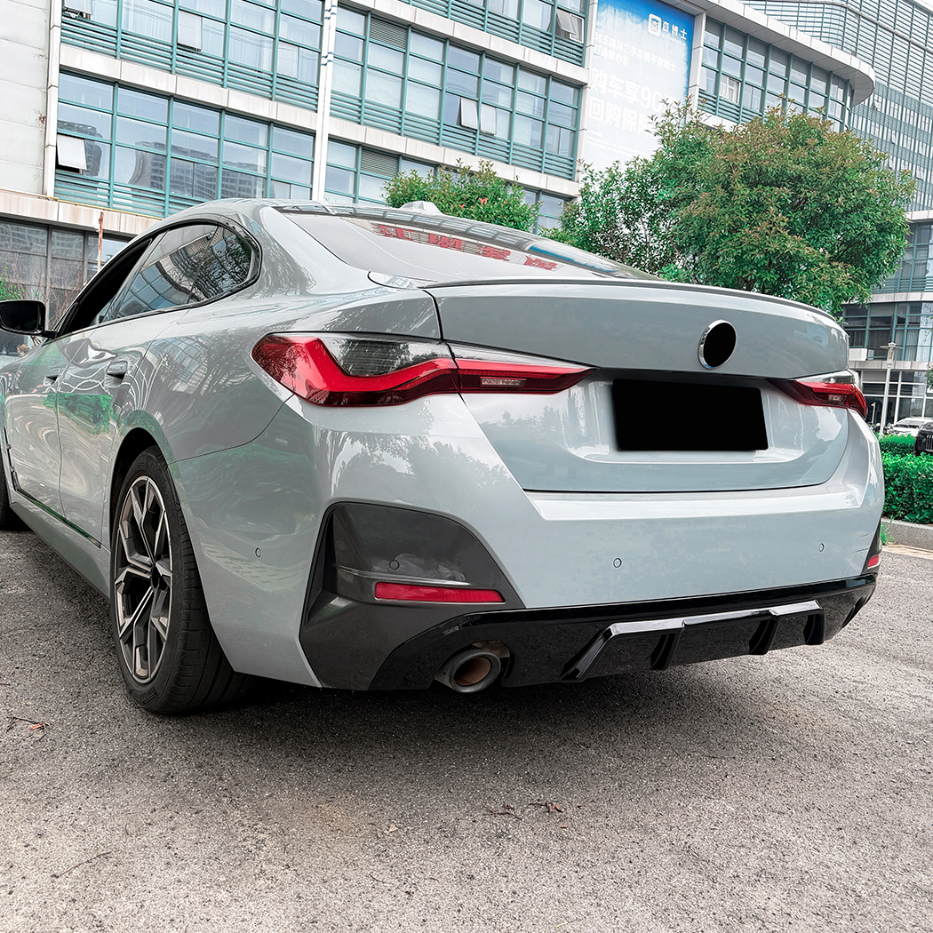 AMP-Z Rear Bumper Spoiler Lip For BMW 4 Series G26 M Sport 2020+