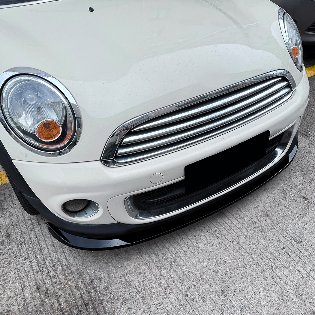 AMP-Z Front Bumper Lip Splitter For BMW Mini R56 R57 Facelift 2011-2014